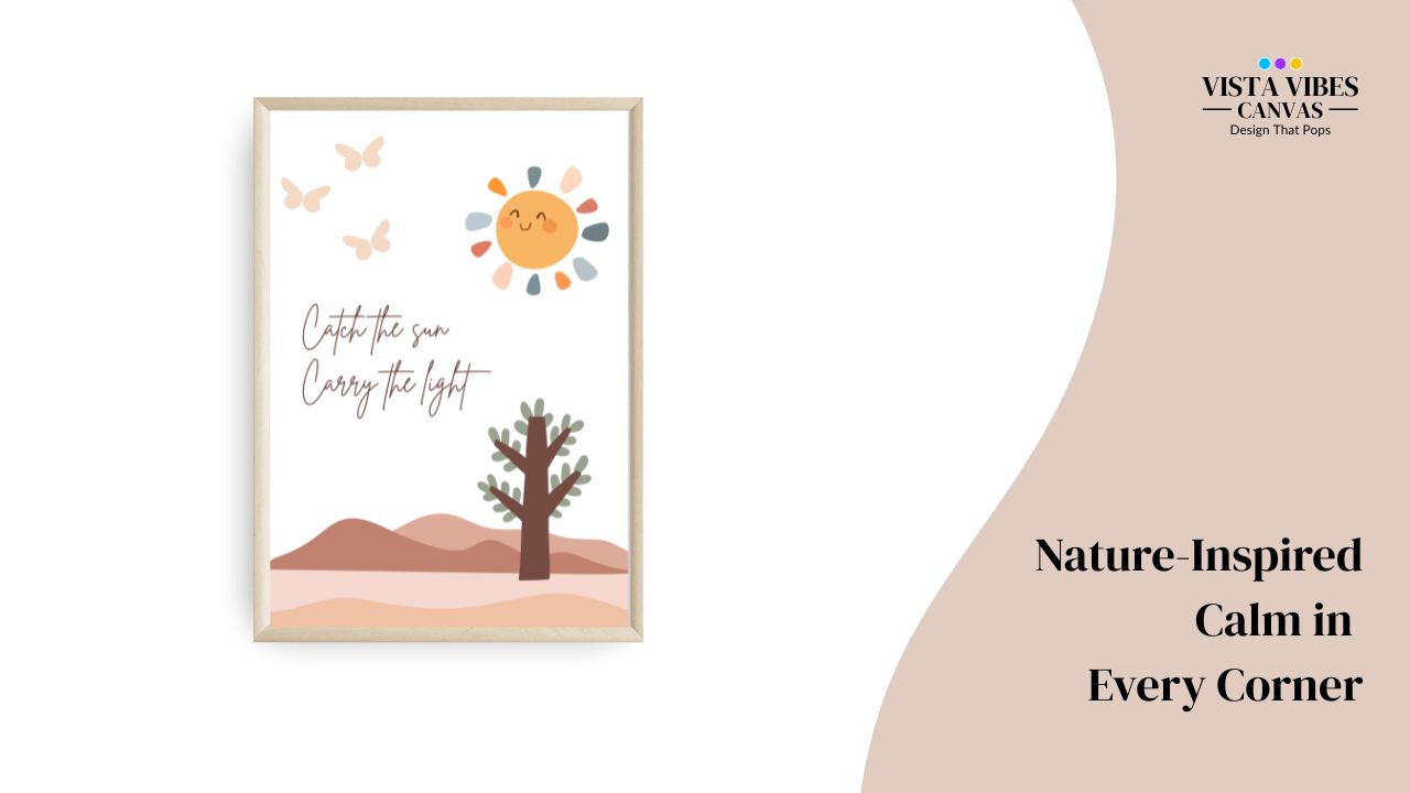 Whimsical warm sun illustration with desert-inspired elements and a bright, uplifting boho vibe