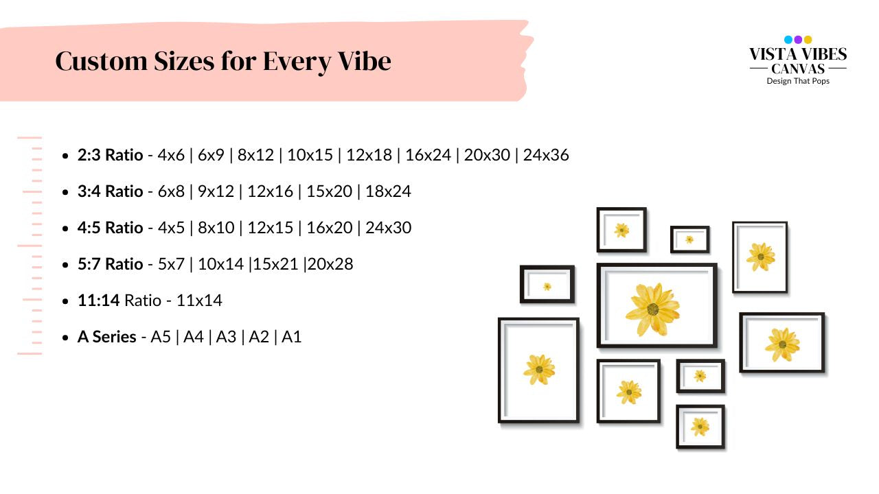 Custom sizes for every vibe of Boho minimalist wall art printable bundle